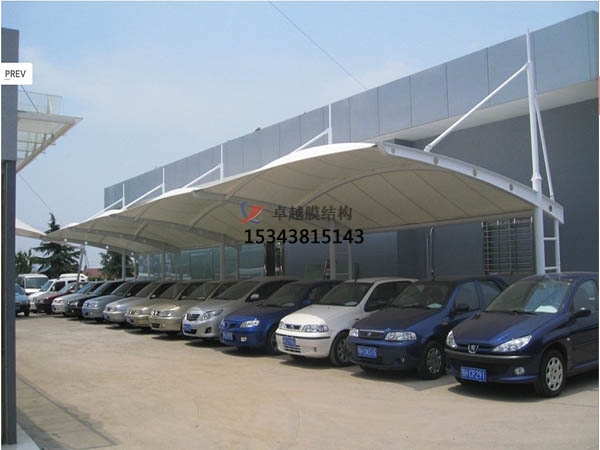 炎陵膜結(jié)構(gòu)停車棚設計施工安裝