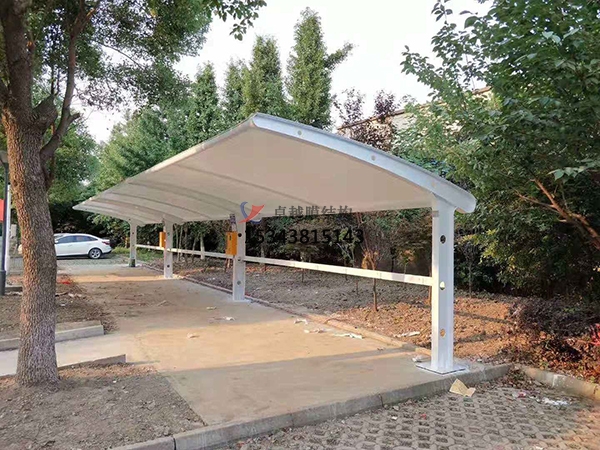 雙峰膜結(jié)構(gòu)停車棚【充電站雨棚】設計安裝