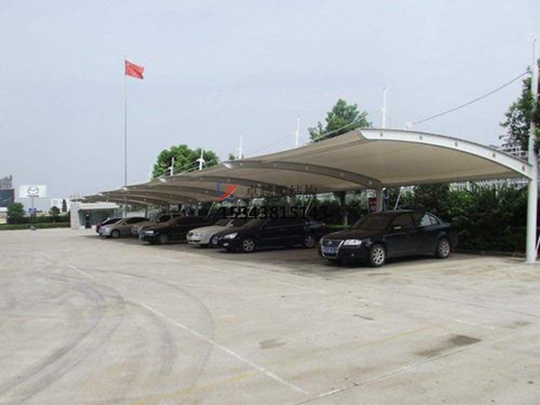 冷水江膜結(jié)構(gòu)停車棚【充電站雨棚】設計安裝