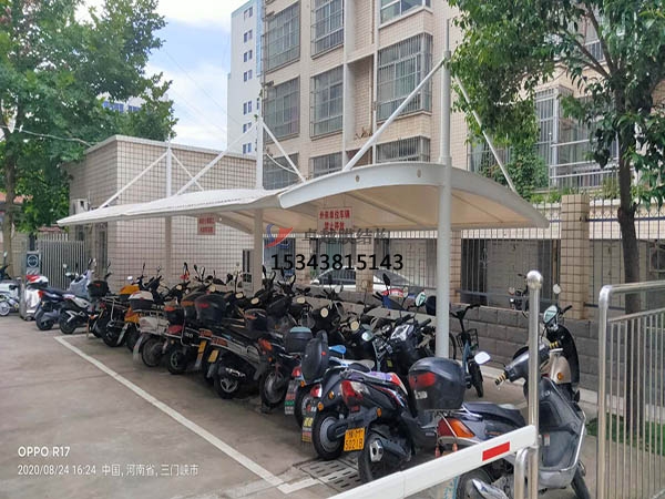 赤城膜結(jié)構(gòu)停車棚【充電站雨棚】設計安裝